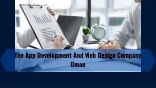 the app development and web design company oman