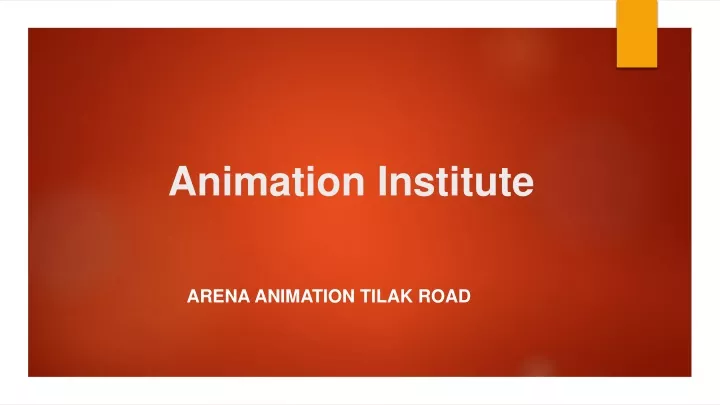 animation institute