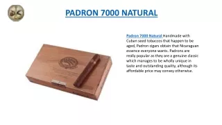 padron 7000 natural