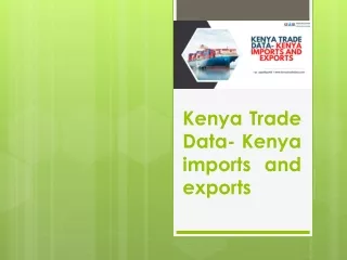 Kenya Trade Data- Kenya imports and exports