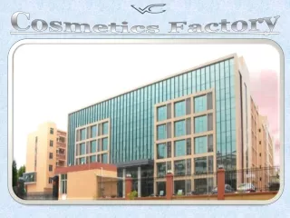 cosmetics factory