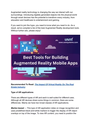 augmented reality technology is changing