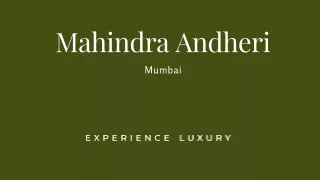 mahindra andheri