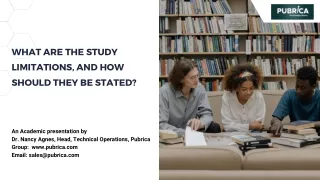 what are the study limitations and how should