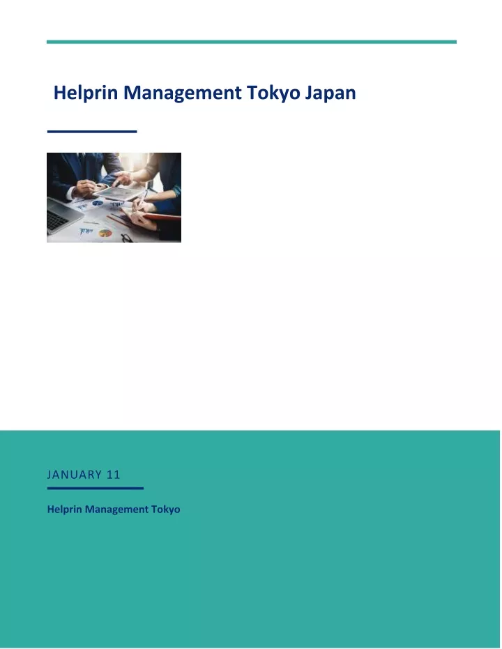 helprin management tokyo japan