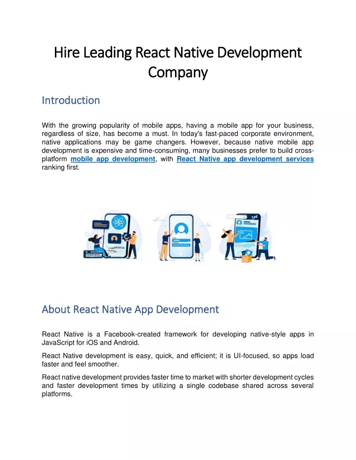 hire leading react native development hire