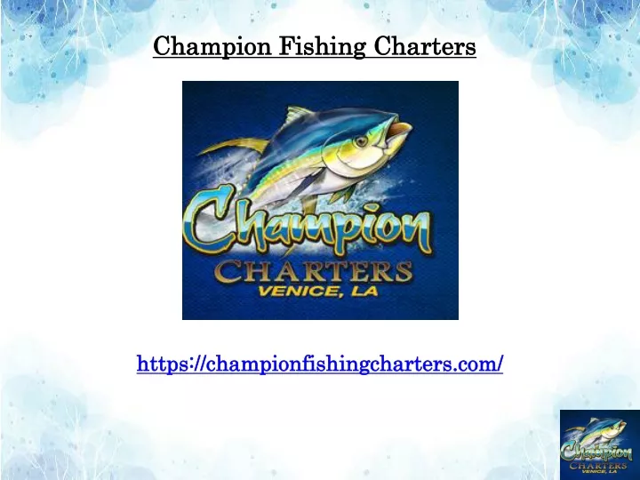 champion fishing charters