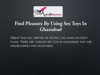 Sex Toys in Ghaziabad- Adultpassion