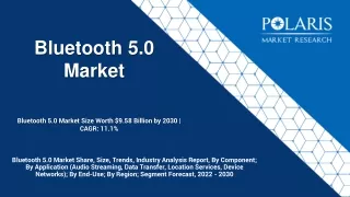 bluetooth 5 0 market size worth 9 58 billion by 2030 cagr 11 1