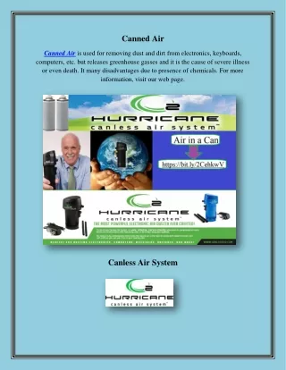 canned air