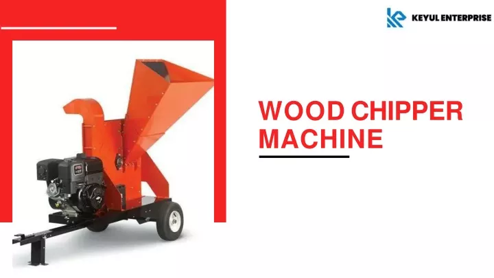 wood chipper machine