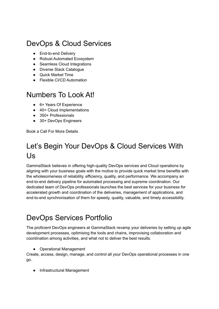 devops cloud services