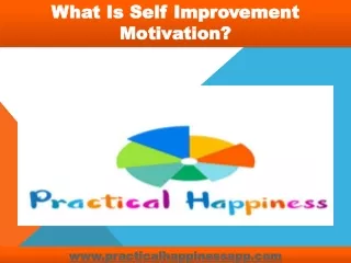 What Is Self Improvement Motivation