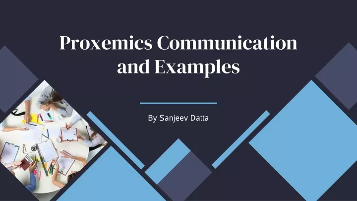 proxemics communication and examples