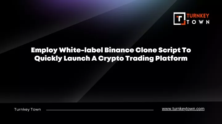 employ white label binance clone script