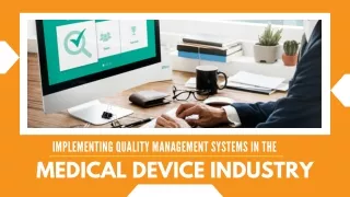 QMS Specifications for your Medical Device
