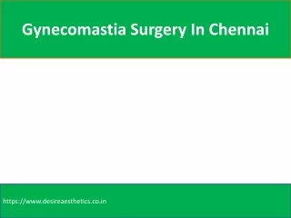 gynecomastia surgery in chennai