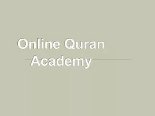 A Reliable Online Quran Academy in USA.