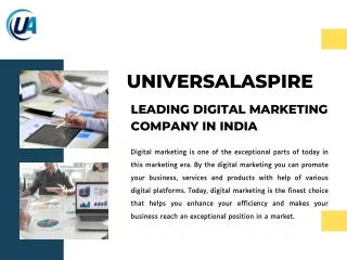 best digital marketing company in India