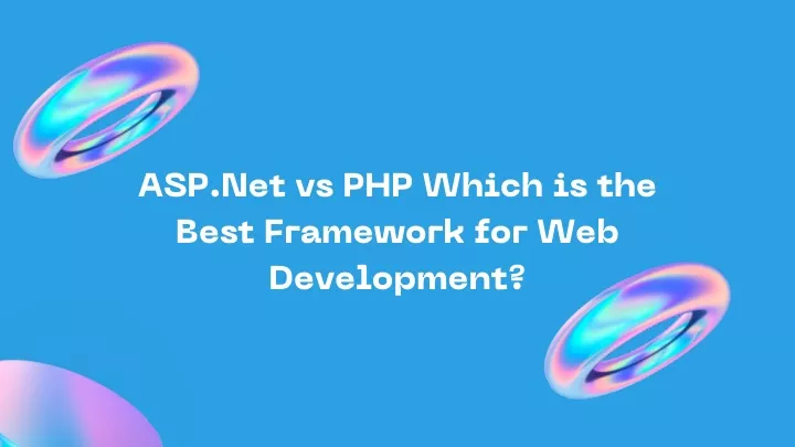 asp net vs php which is the best framework