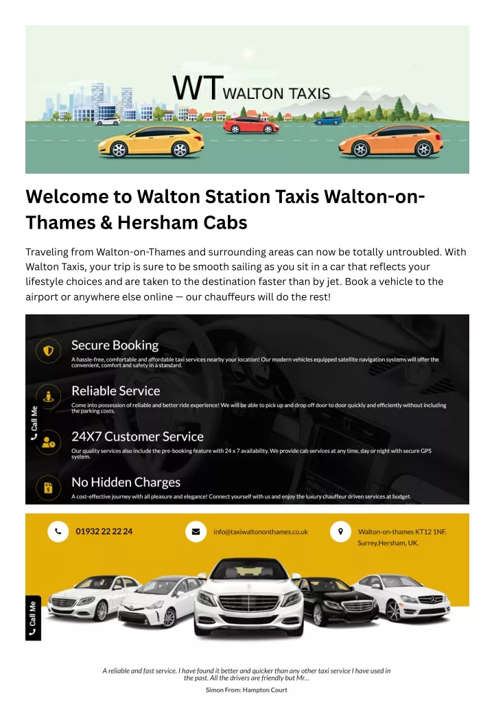 welcome to walton station taxis walton on thames