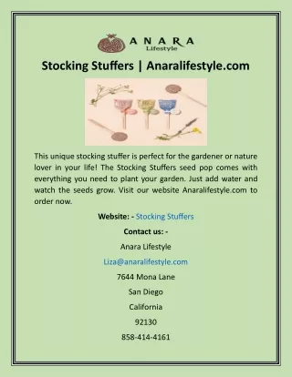 stocking stuffers anaralifestyle com