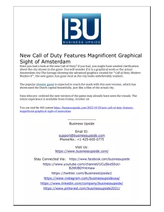 new call of duty features magnificent graphical