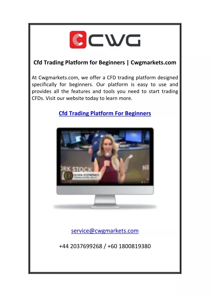 cfd trading platform for beginners cwgmarkets com