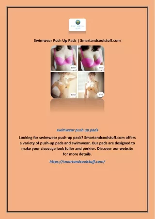 Swimwear Push Up Pads | Smartandcoolstuff.com