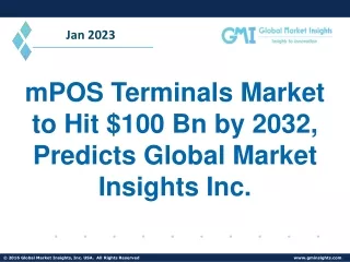 mPOS Terminals Market Size, Share, Demand, Outlook and Forecast by 2032