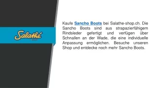 Sancho Boots  Salathe-shop.ch