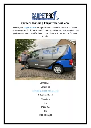 Carpet Cleaners  Carpetclean-uk.com