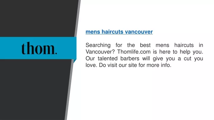 mens haircuts vancouver searching for the best