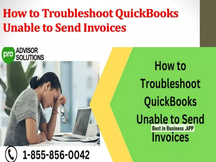 how to troubleshoot quickbooks unable to send invoices