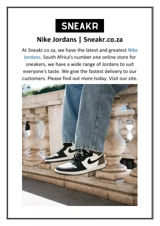 Nike Jordans  Sneakr.co.za
