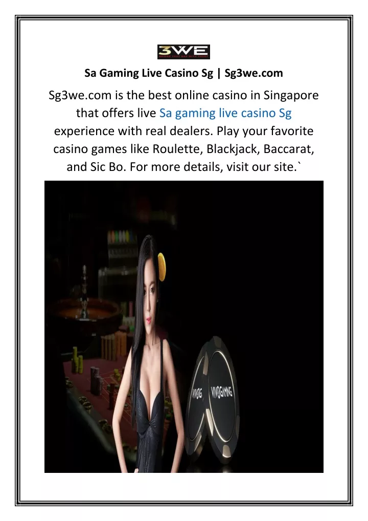 sa gaming live casino sg sg3we com