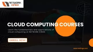 cloud computing courses
