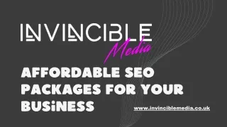 Affordable SEO Packages For Your Business