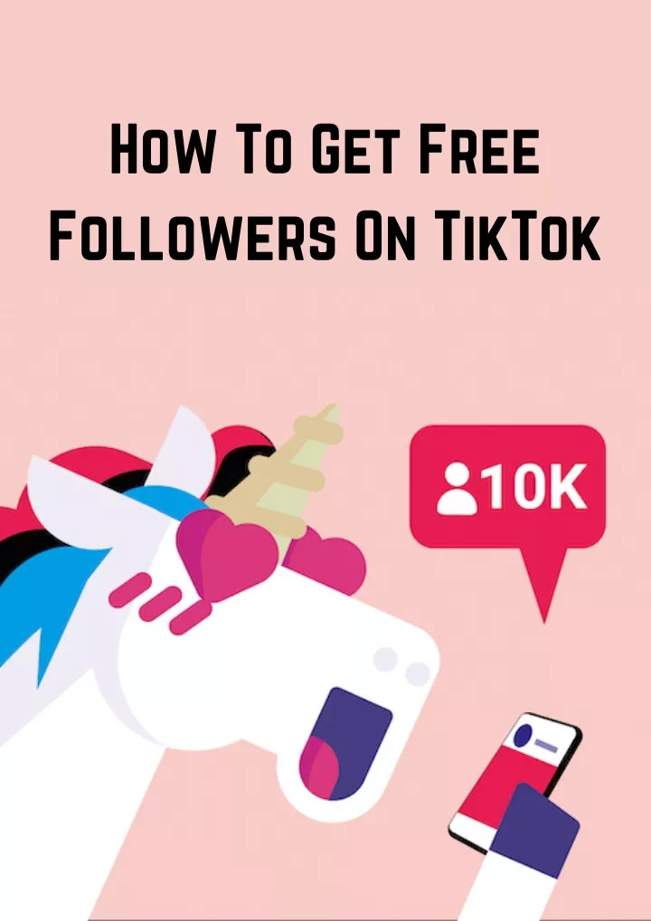 how to get free followers on tiktok