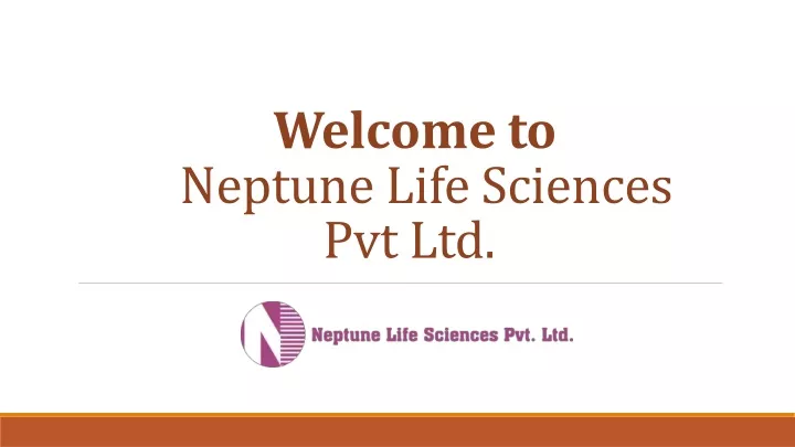 welcome to neptune life sciences pvt ltd