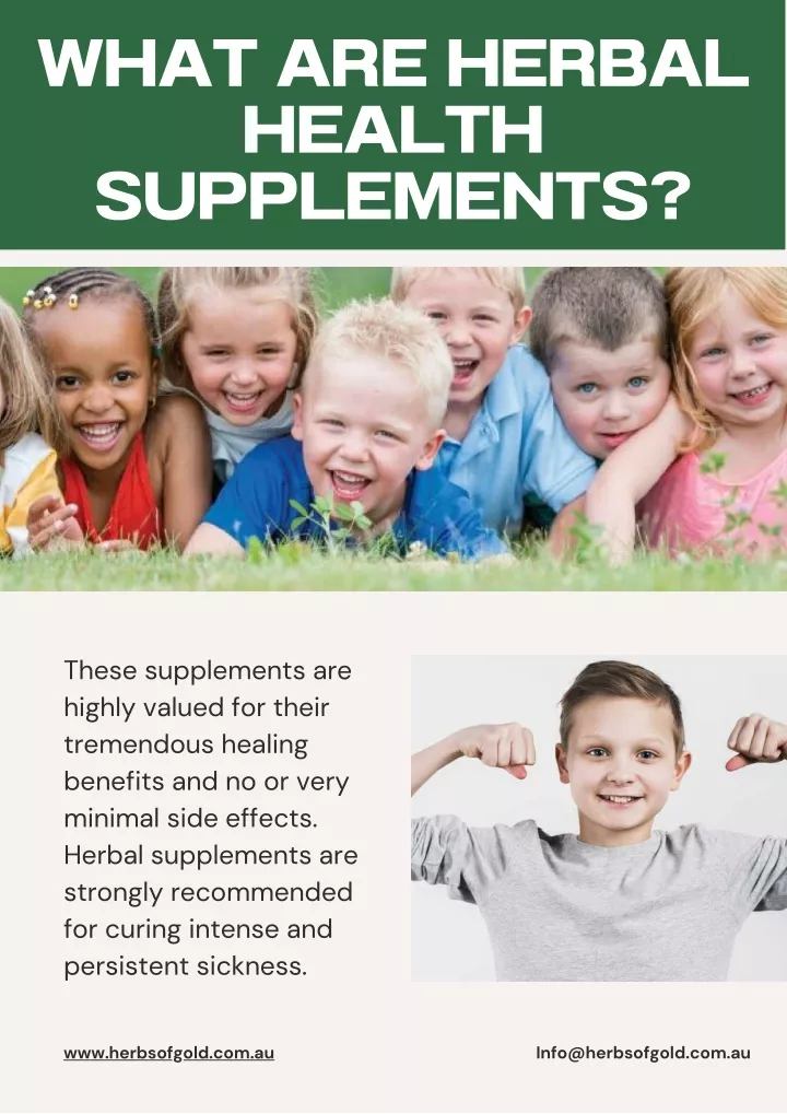 what are herbal health supplements