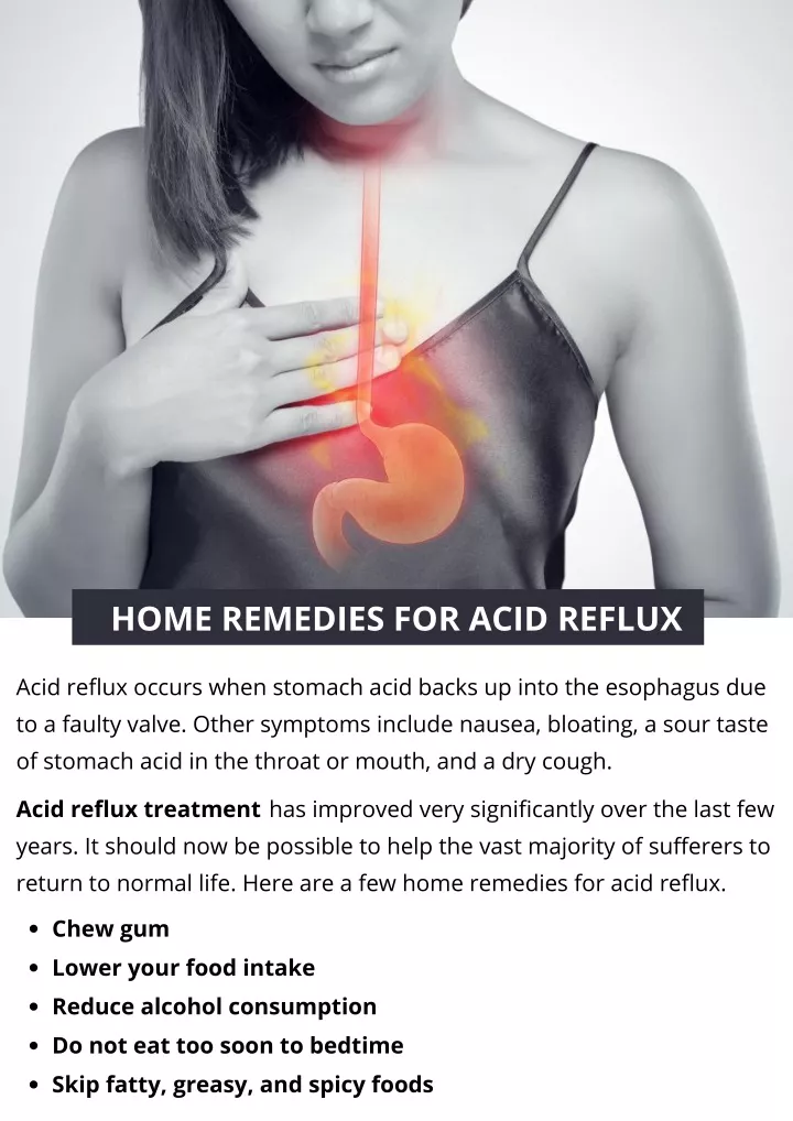 home remedies for acid reflux