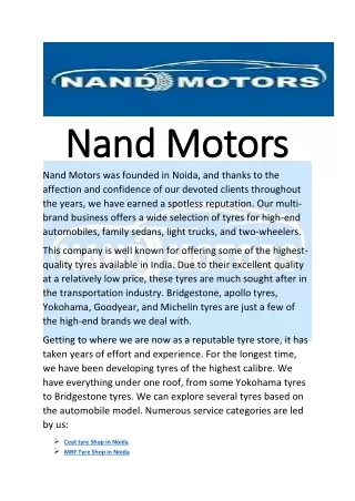 Nand Motors pk