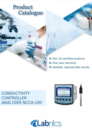 conductivity controller analyzer ncca 100