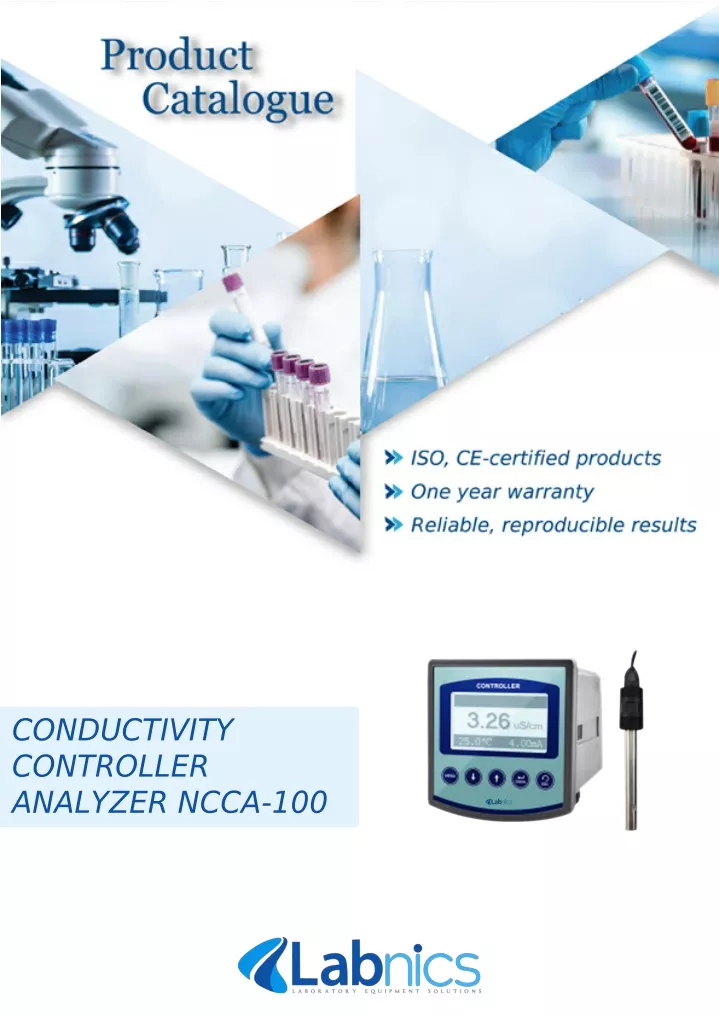 conductivity controller analyzer ncca 100