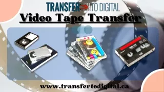 Video Tape Transfer: Unlock the Benefits of Digital Storage