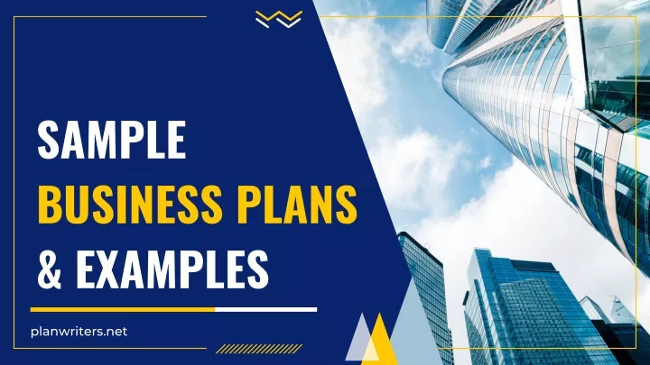 sample business plans examples