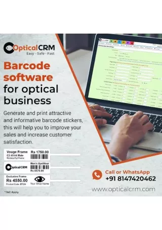 Barcode Inventory Management System | Optical CRM