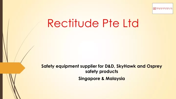 rectitude pte ltd