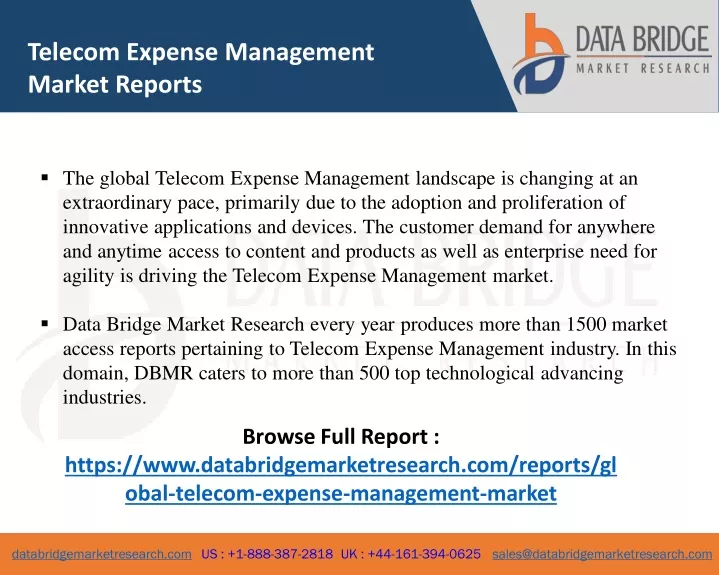 telecom expense management market reports